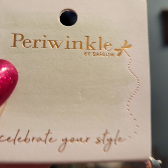 New with tags periwinkle double necklace with heart - Picture 3 of 5